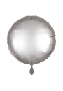 Folienballon 45cm Rund Satin Silber